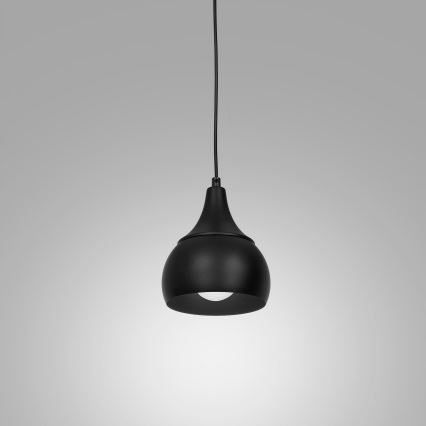 Підвісна люстра AKTAN 1xE27/60W/230V чорний