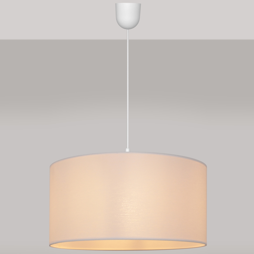 Підвісна люстра ALBA 1xE27/15W/230V білий