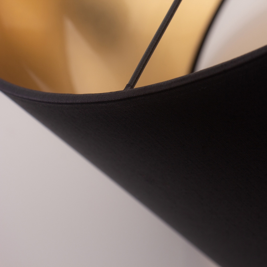 Підвісна люстра ALBA 1xE27/15W/230V чорний/золотий