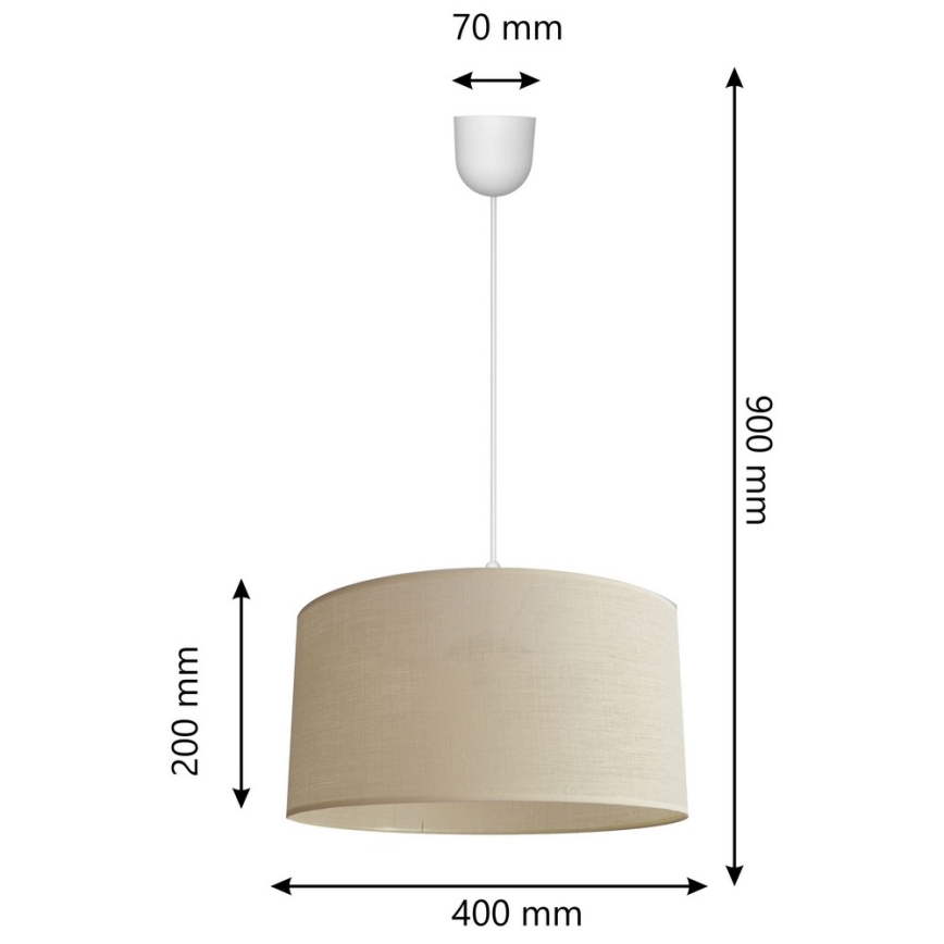 Підвісна люстра ALBA 1xE27/15W/230V