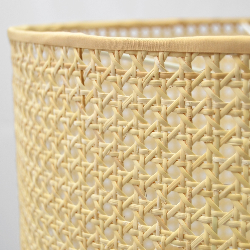 Підвісна люстра ALBA 3xE27/15W/230V ротанґ/чорний