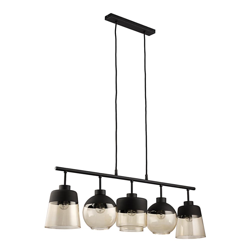 Підвісна люстра AMBER 5xE27/60W/230V