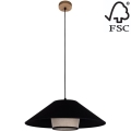 Підвісна люстра AMIGO 1xE27/60W/230V дуб – FSC сертифіковано