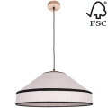 Підвісна люстра AMIGO 1xE27/60W/230V дуб – FSC сертифіковано