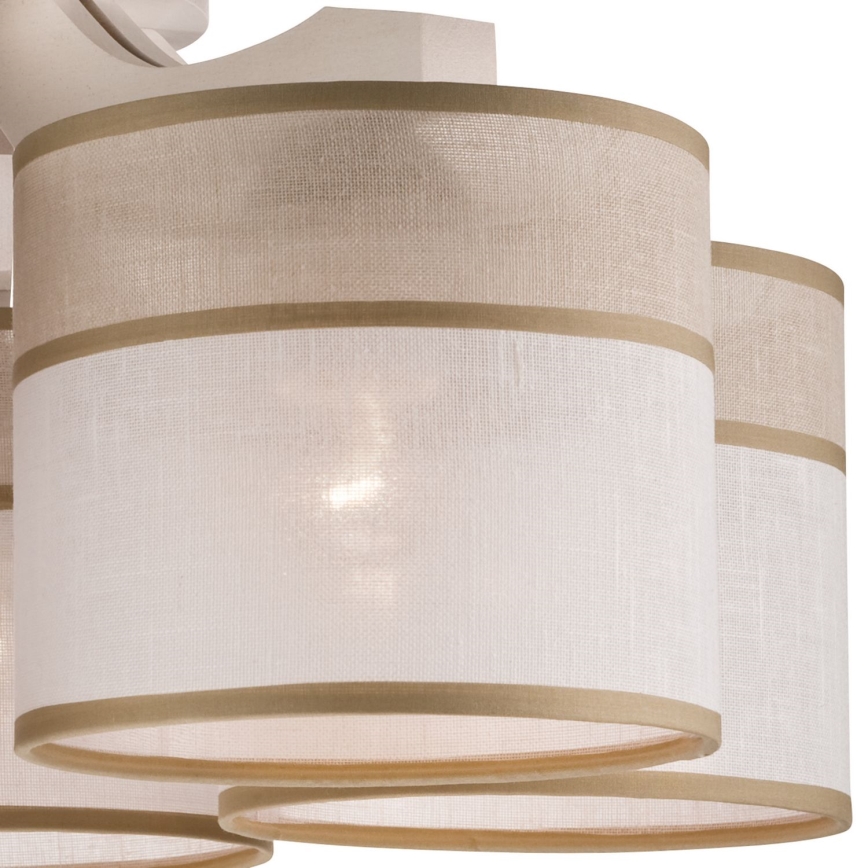 Накладна люстра ANDREA 5xE27/60W/230V бук