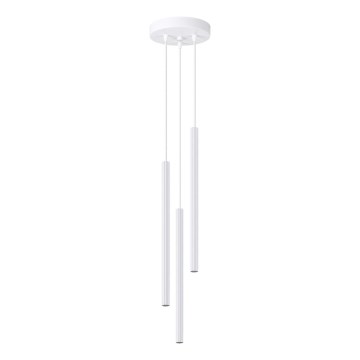Підвісна люстра ARCHE 3xG9/8W/230V білий