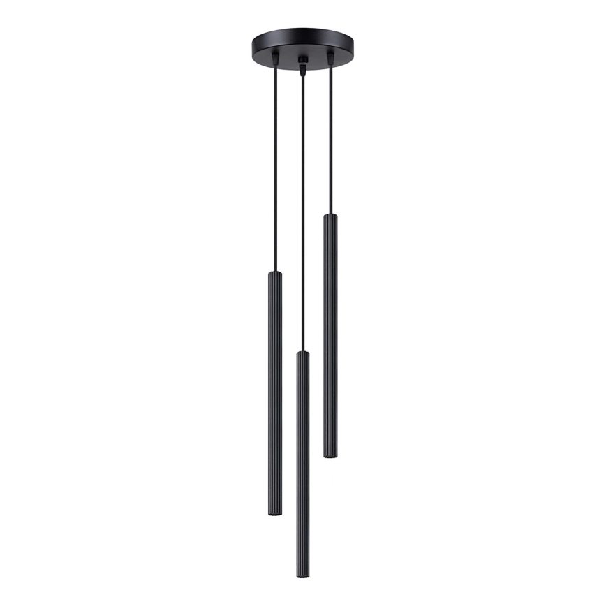 Підвісна люстра ARCHE 3xG9/8W/230V чорний