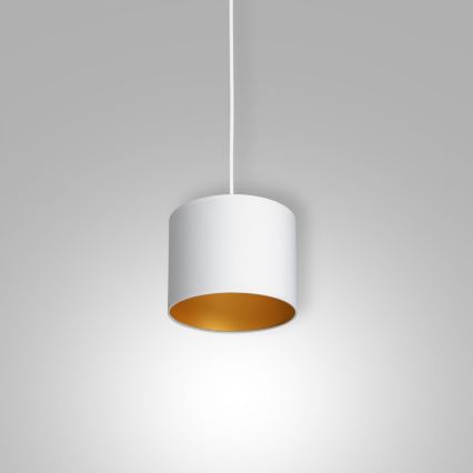 Підвісна люстра ARDEN 1xE27/60W/230V діаметр 18 см білий/золотий
