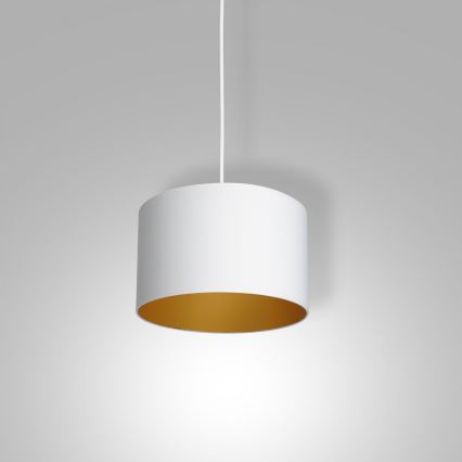 Підвісна люстра ARDEN 1xE27/60W/230V діаметр 25 см білий/золотий