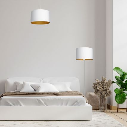 Підвісна люстра ARDEN 1xE27/60W/230V діаметр 40 см білий/золотий