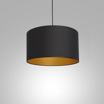 Підвісна люстра ARDEN 1xE27/60W/230V діаметр 40 см чорний/золотий