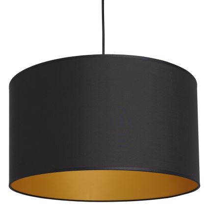 Підвісна люстра ARDEN 1xE27/60W/230V діаметр 40 см чорний/золотий
