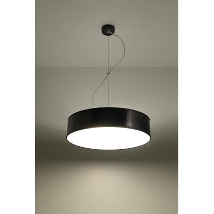 Підвісна люстра ARENA 45 3xE27/60W/230V чорний