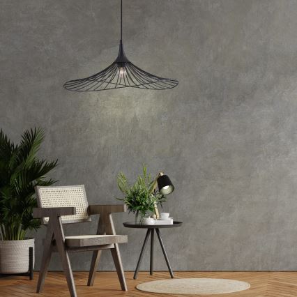 Підвісна люстра ARIELLE 1xE27/20W/230V діаметр 50 см чорний