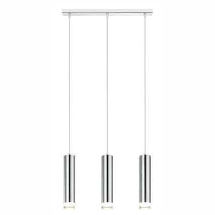 Підвісна люстра ARMIN 3xGU10/10W/230V глянцевий хром