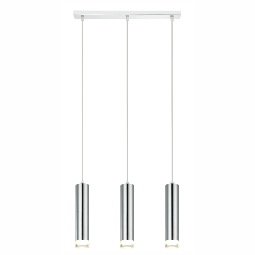 Підвісна люстра ARMIN 3xGU10/10W/230V глянцевий хром