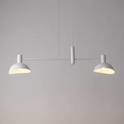 Підвісна люстра ARTIS 2xE14/40W/230V білий