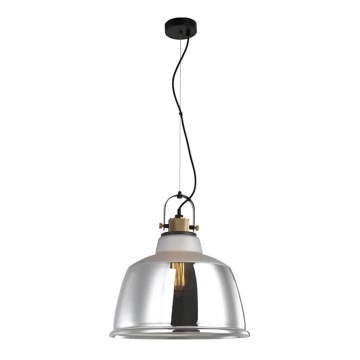 Підвісна люстра ASGARD 1xE27/11W/230V срібний