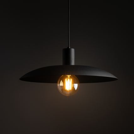 Підвісна люстра ASTRA 1xE27/15W/230V діаметр 41 см чорний