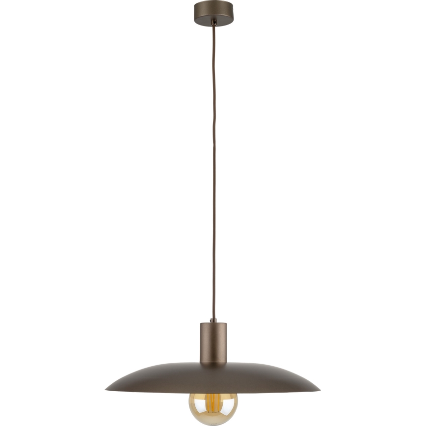 Підвісна люстра ASTRA 1xE27/15W/230V діаметр 41 см коричневий