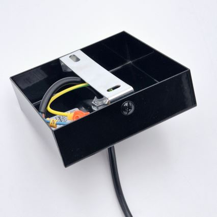 Підвісна люстра ASTRID 1xE27/60W/230V глянцевий чорний