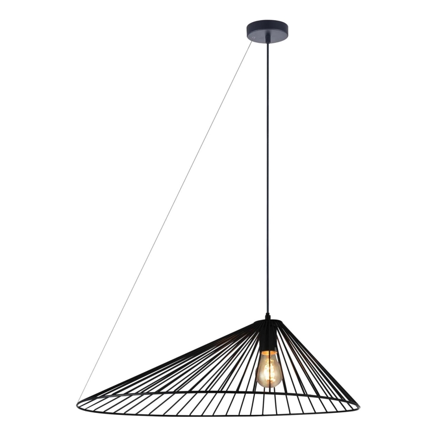 Підвісна люстра AURORA 1xE27/20W/230V діаметр 60 см чорний