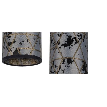 Підвісна люстра AVALO 1xE27/60W/230V сірий/чорний