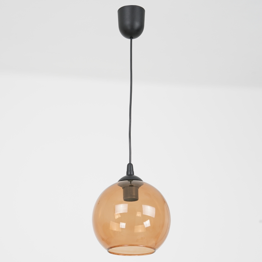 Підвісна люстра BALL 1xE27/60W/230V діаметр 20 см бежевий