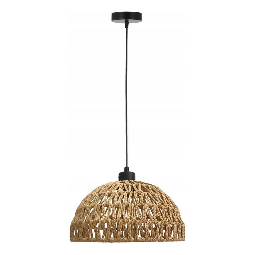 Підвісна люстра BALLI 1xE27/40W/230V бежевий