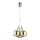 Підвісна люстра BALLS 3xLED/5W230V золотий/матовий хром