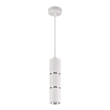 Підвісна люстра BAMBOO 1xGU10/10W/230V білий