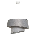 Підвісна люстра BARETTE 1xE27/60W/230V срібний/блискучий хром