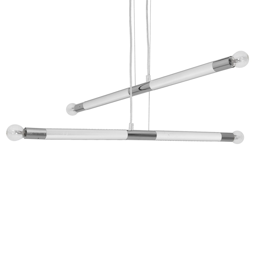 Підвісна люстра BASTONE WHITE 4xE14/40W/230V