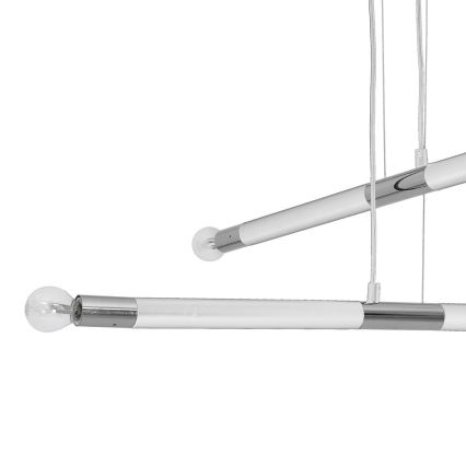 Підвісна люстра BASTONE WHITE 4xE14/40W/230V