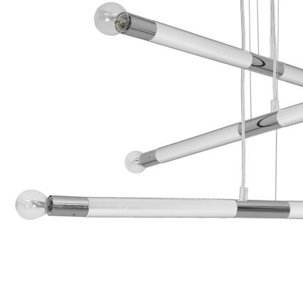 Підвісна люстра BASTONE WHITE 6xE14/40W/230V