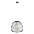 Підвісна люстра BELL 1xG9/12W/230V діаметр 33 см чорний/золотий