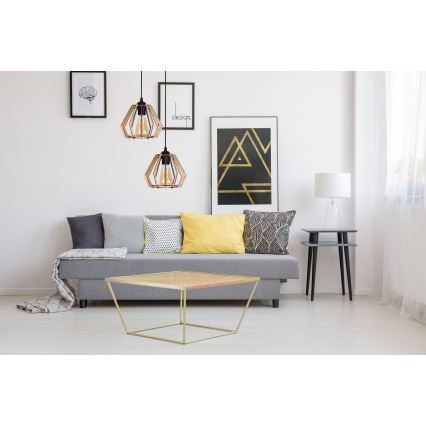 Підвісна люстра BERGO 2xE27/60W/230V чорний