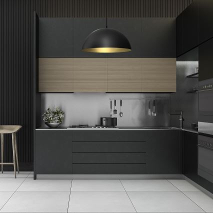 Підвісна люстра BETA 1xE27/60W/230V ⌀ 45 см чорний