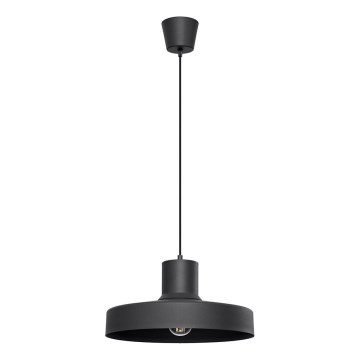 Підвісна люстра BILO 1xE27/15W/230V діаметр 35 см чорний