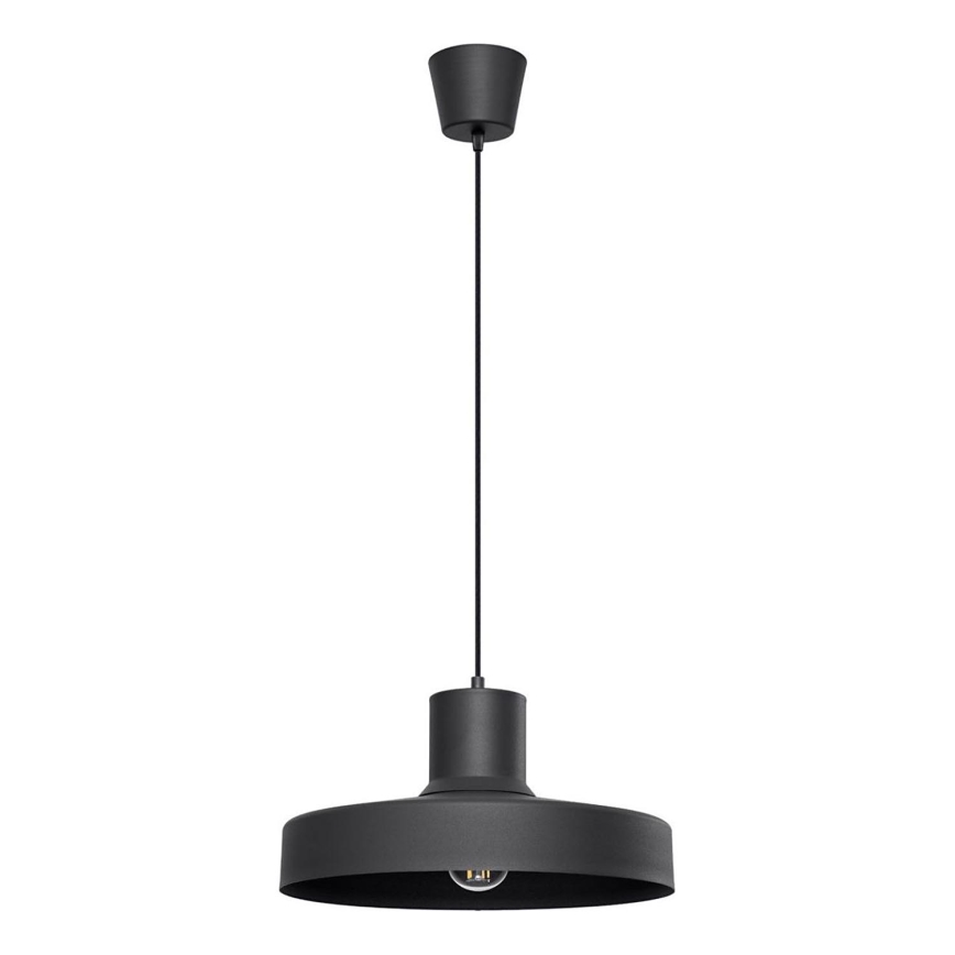 Підвісна люстра BILO 1xE27/15W/230V діаметр 35 см чорний