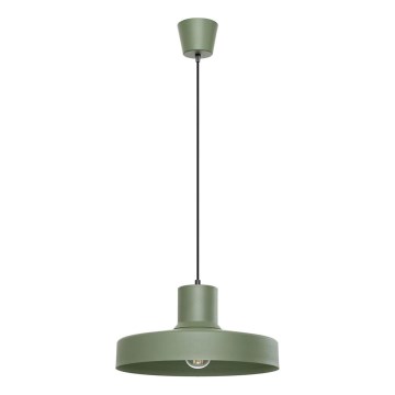 Підвісна люстра BILO 1xE27/15W/230V діаметр 35 см зелений