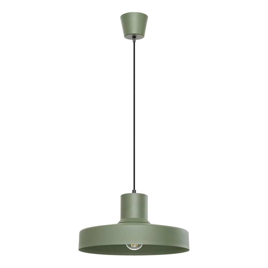 Підвісна люстра BILO 1xE27/15W/230V діаметр 35 см зелений