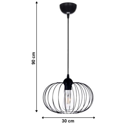 Підвісна люстра BOCCA 1xE27/60W/230V