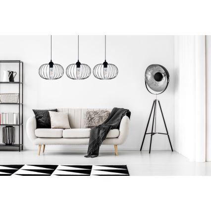 Підвісна люстра BOCCA 3xE27/60W/230V