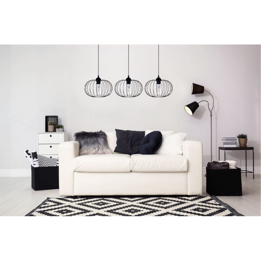 Підвісна люстра BOCCA 3xE27/60W/230V