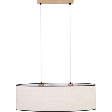 Підвісна люстра BOHO 2xE27/40W/230V дуб