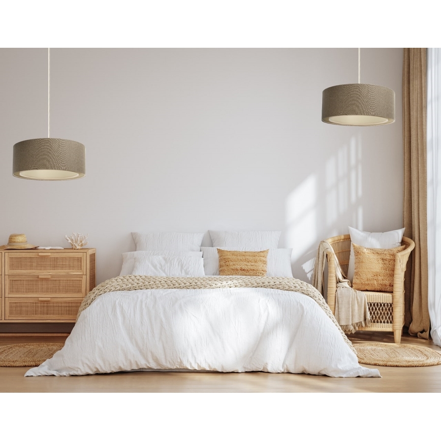 Підвісна люстра BOHO TRINITI 1xE27/60W/230V коричневий