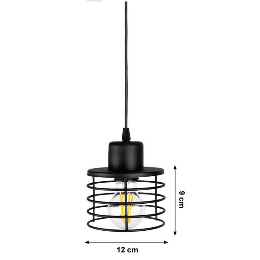 Підвісна люстра BONOX 1xE27/60W/230V