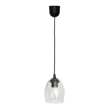 Підвісна люстра BRILLANT 1xE27/15W/230V прозорий
