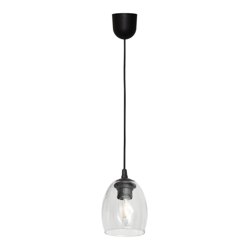 Підвісна люстра BRILLANT 1xE27/15W/230V прозорий